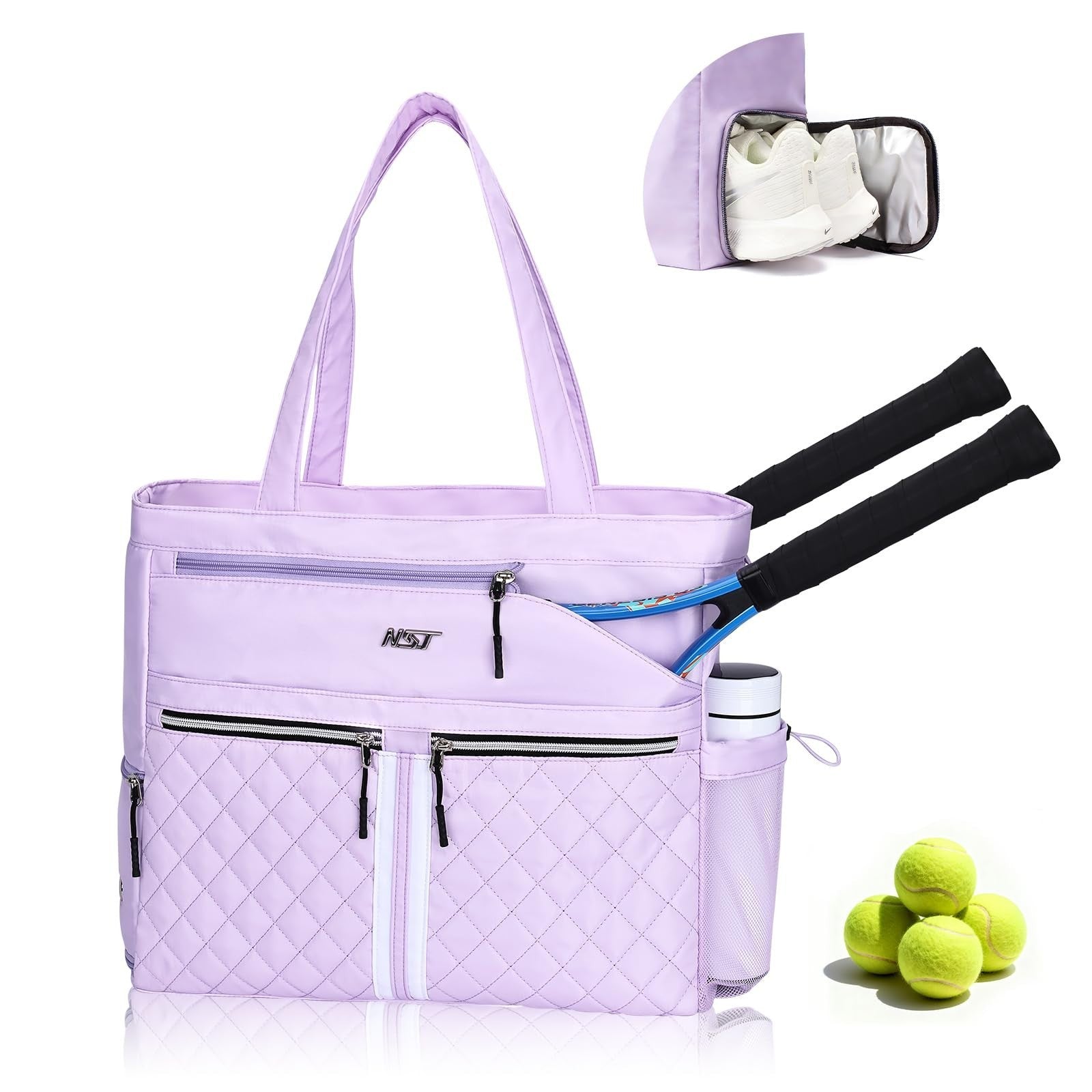 Optimized eBay Title: "Women’s Tennis Bag - Holds 2 Rackets, Ventilated Shoe C1
