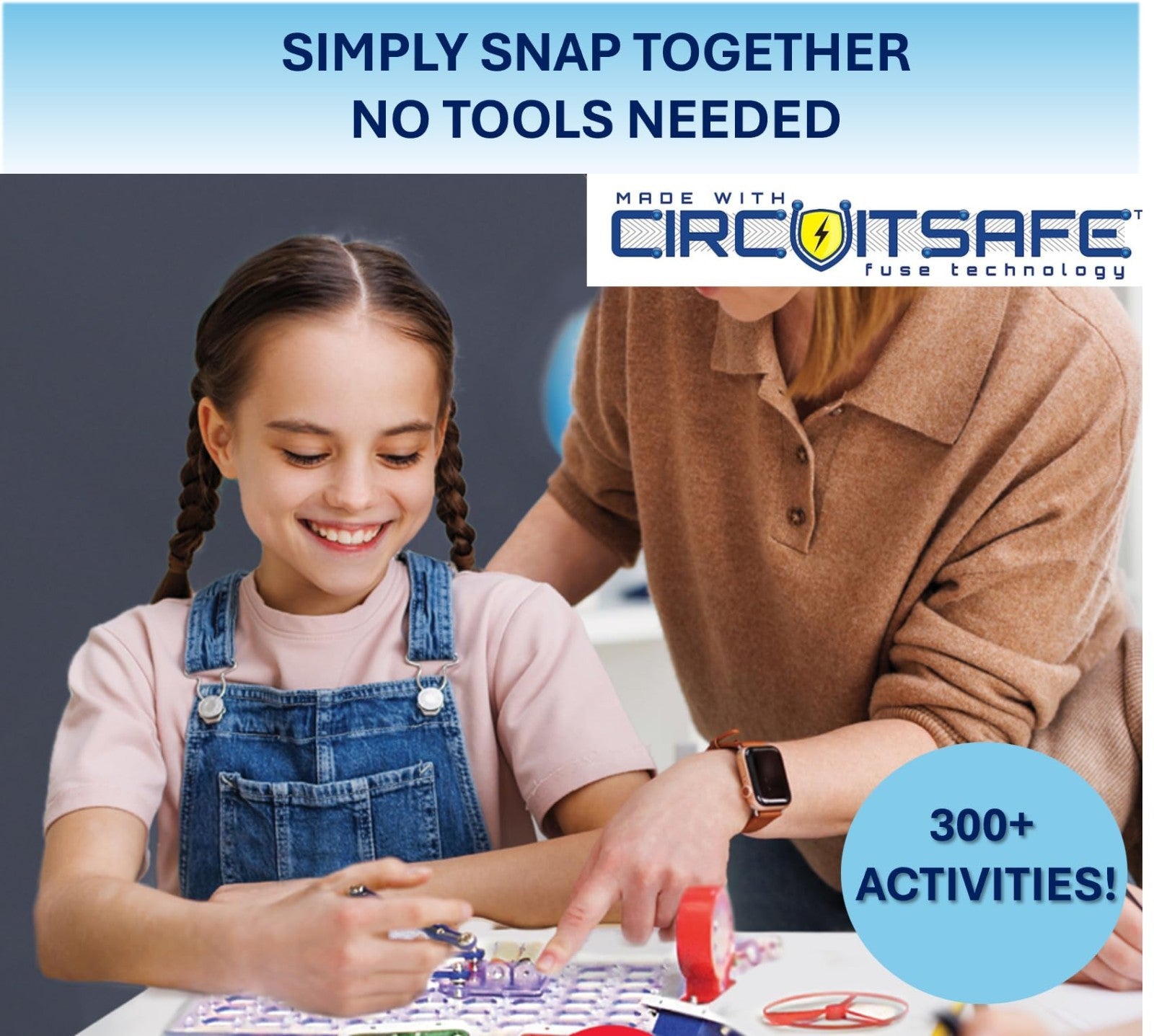 Electronics Exploration Kit   300+ Projects, STEM Educational Toy for Kids 8+, F9