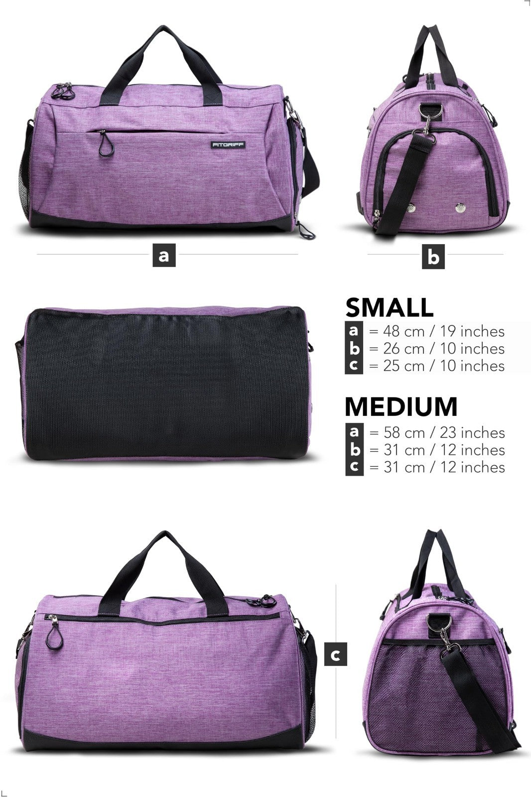 Versatile Gym Duffle Bag with Shoe & Wet Compartment - Ideal for Travel, Sports,5