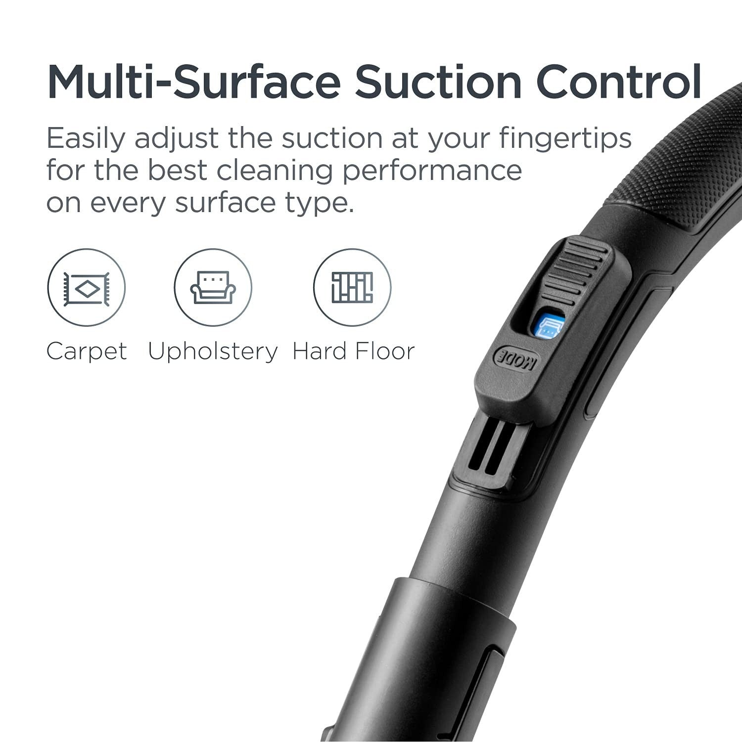 Lightweight Bagless Canister Vacuum Cleaner for Home, HEPA Filter, Power Suction3