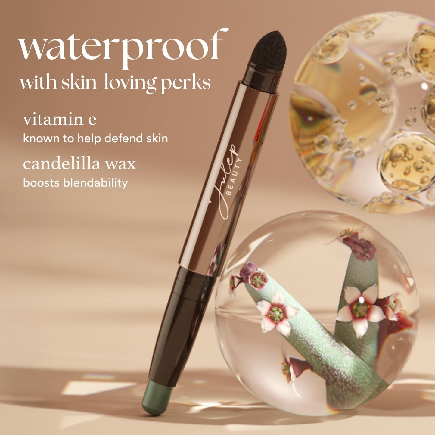 Crème-to-Powder Eyeshadow Stick - Hazelnut Matte, Long-lasting, Easy Application5
