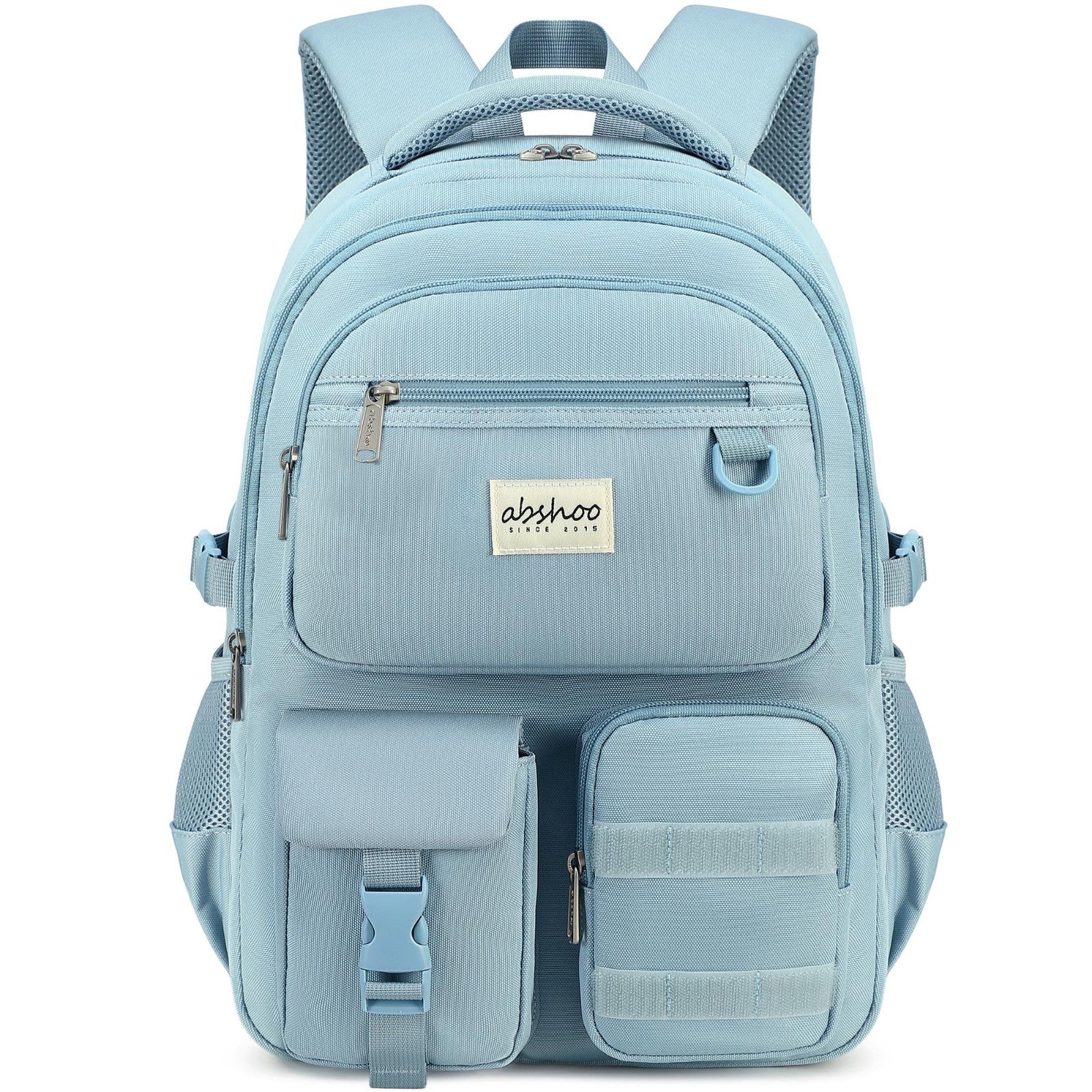 Large Heavy Duty Backpack for School, College, Travel   Multi Pocket Bookbag1