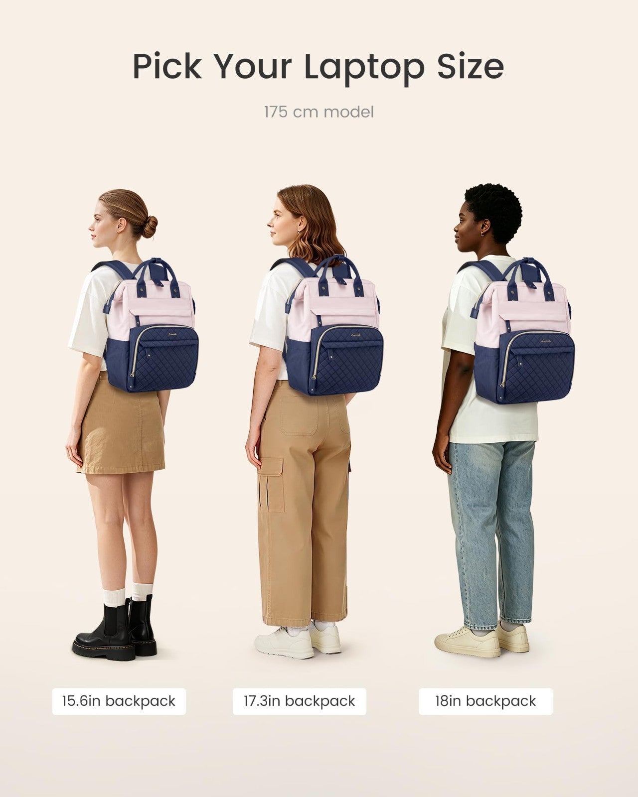 Stylish Quilted Laptop Backpack for Women   Perfect Work, Teacher & Nurse Bag6
