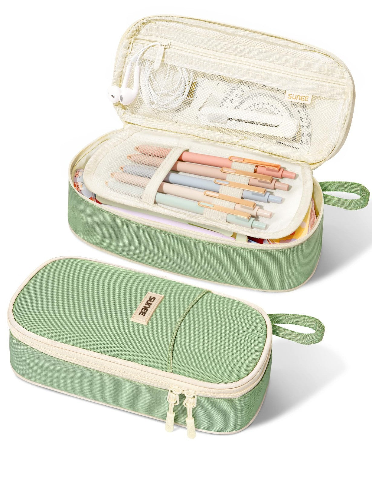 Cute Large Pencil Case   Aesthetic Zipper Pouch, Kawaii Storage Organizer, Heavy1