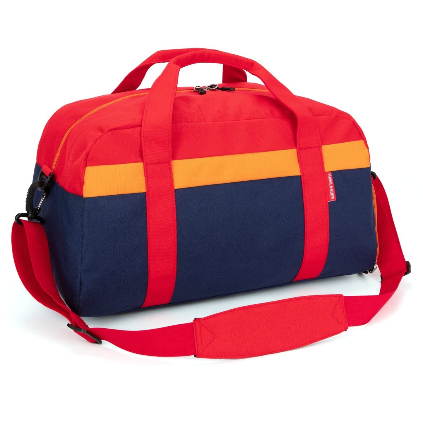 Kids 18" Duffle Bag - Navy Red, Perfect for Weekender, Sports, Overnight Travel2