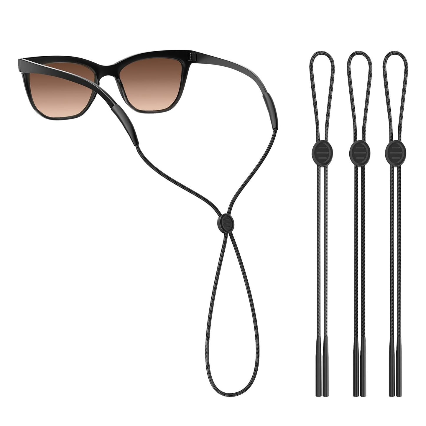 Adjustable Eyewear Strap 3Pcs, Sunglasses Holder & Eyeglass Retainer for Sports6