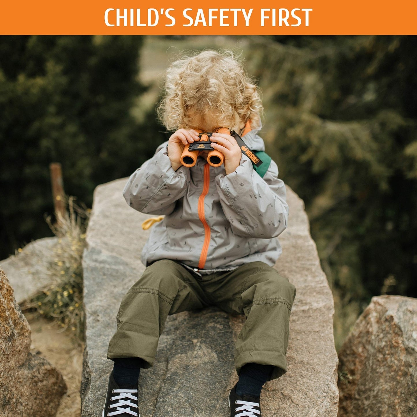 Compact 8x21 Kids Binoculars   High Resolution, Shockproof, Folding   Bird Watch7