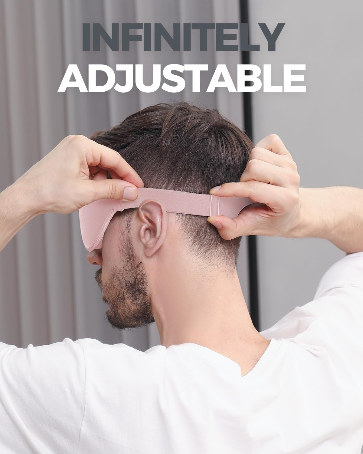 3D Luxury Sleep Mask for Side Sleepers | Soft Eye Cover, Light Blocking, Travel5