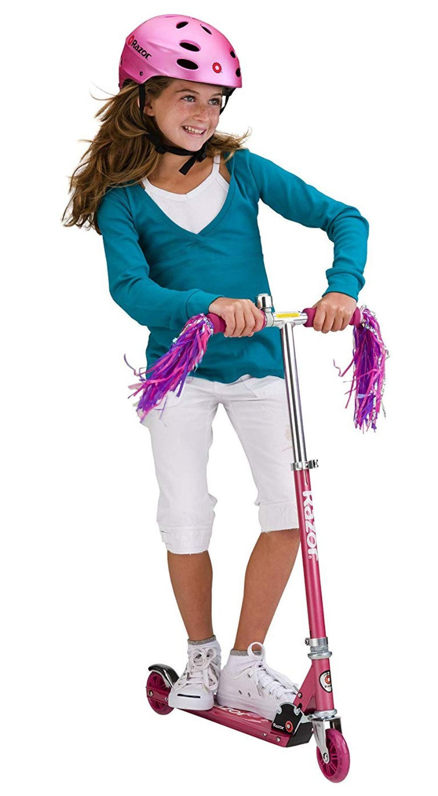 Lightweight Foldable Kick Scooter for Kids - Aluminum Frame, Adjustable Handleba2