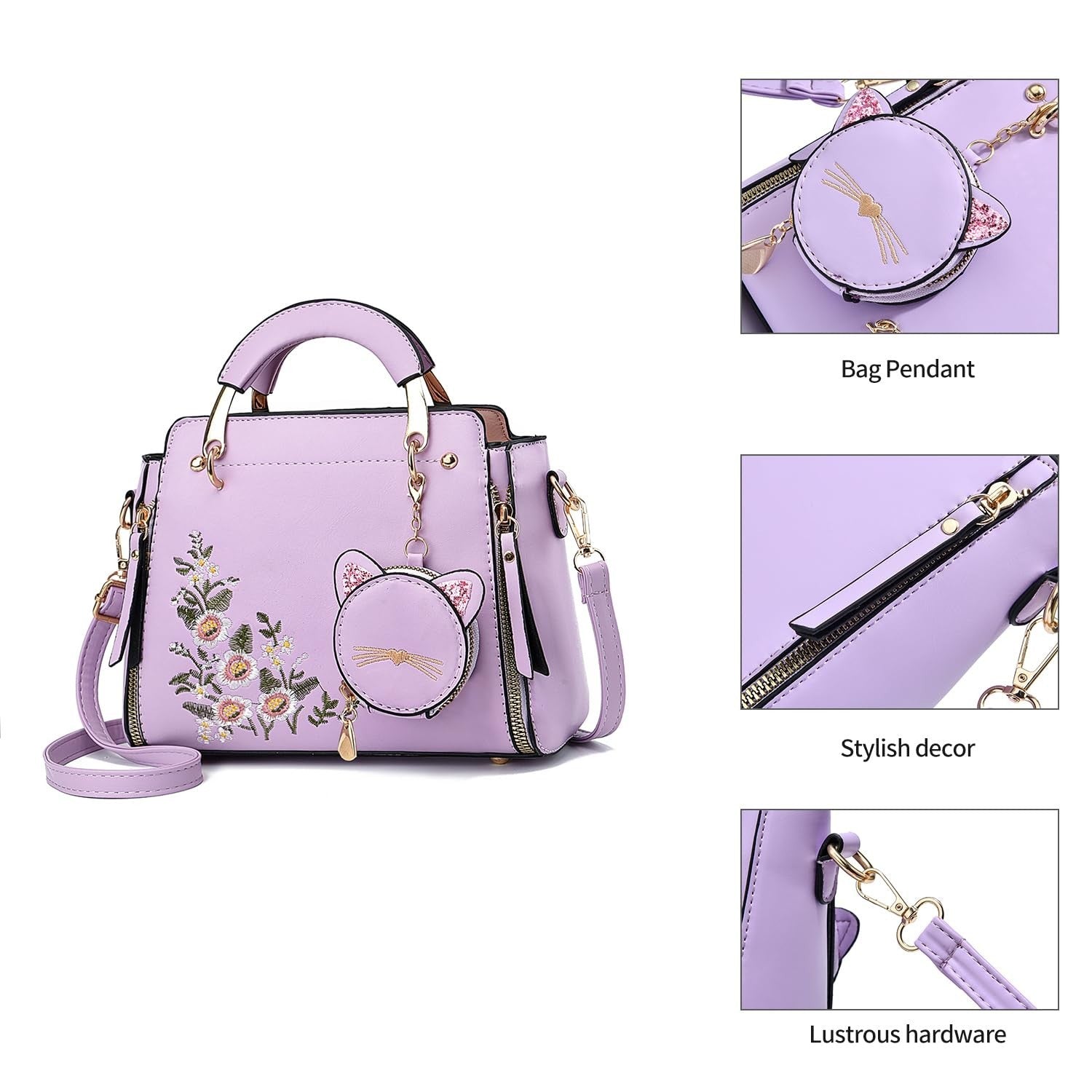 Stylish Women's Crossbody Handbags - Top Handle Satchel & Small Tote Bags4