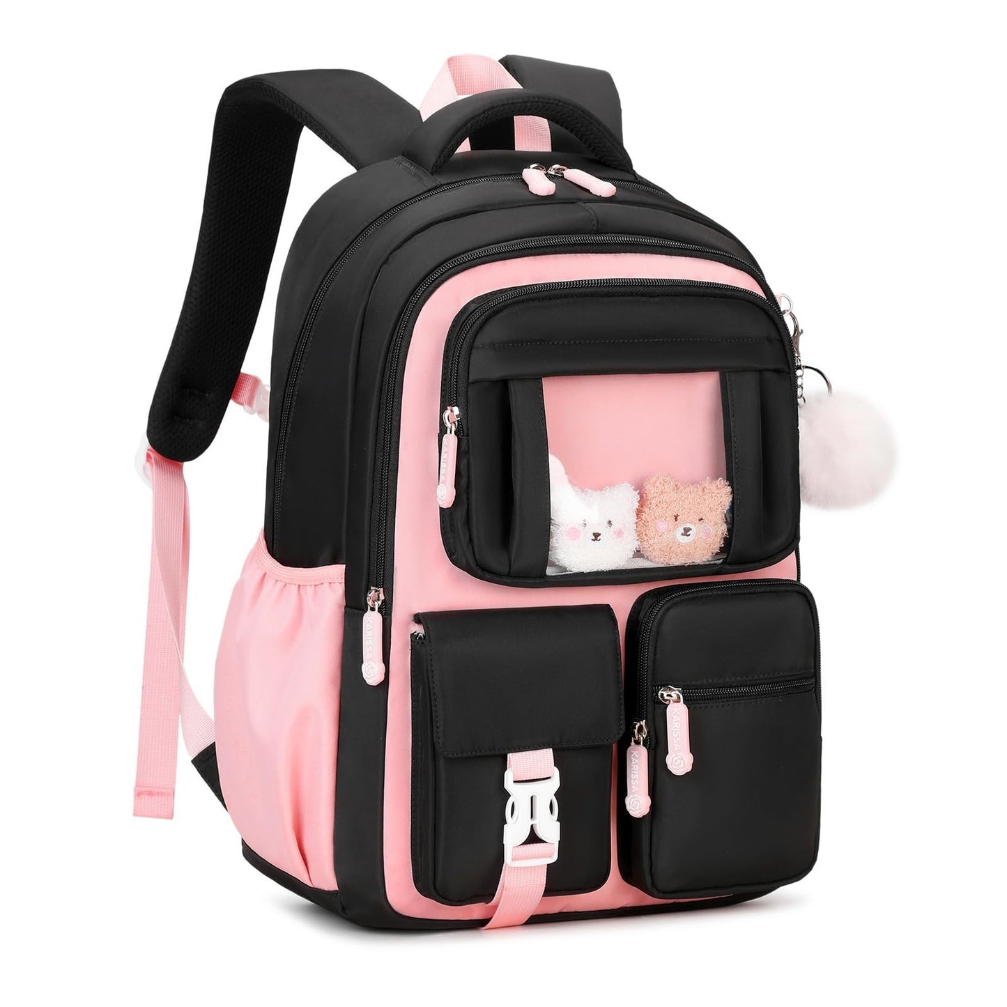 Kawaii Girls School Backpack - Cute Book Bag for Middle & Elementary Students, B7