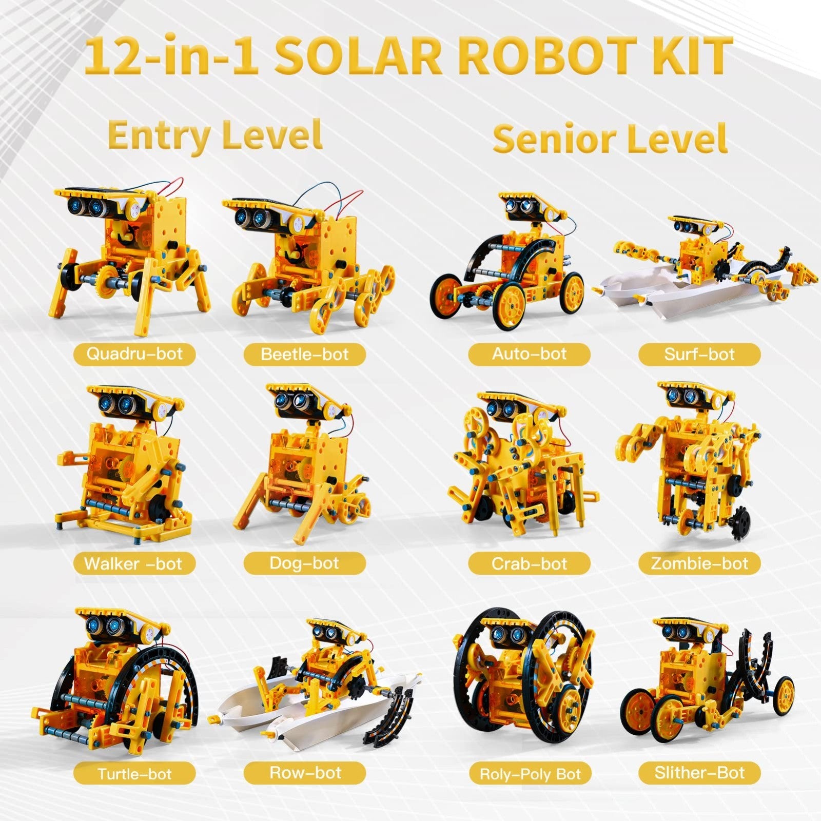 12 in 1 STEM Solar Robot Kit   Educational Building Toys for Kids 8 13 Years4