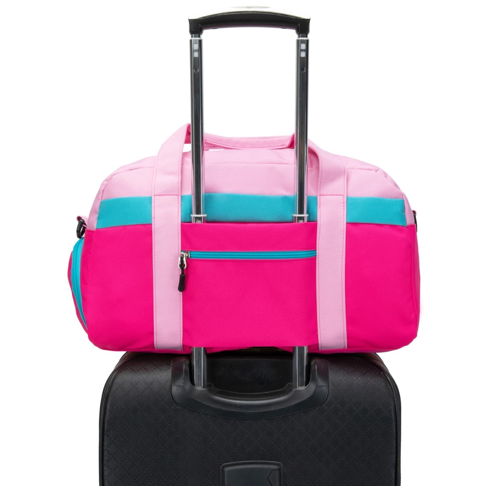 18" Pink Kids Duffle Bag - Perfect for Boys & Girls, Weekend Travel & Sports4