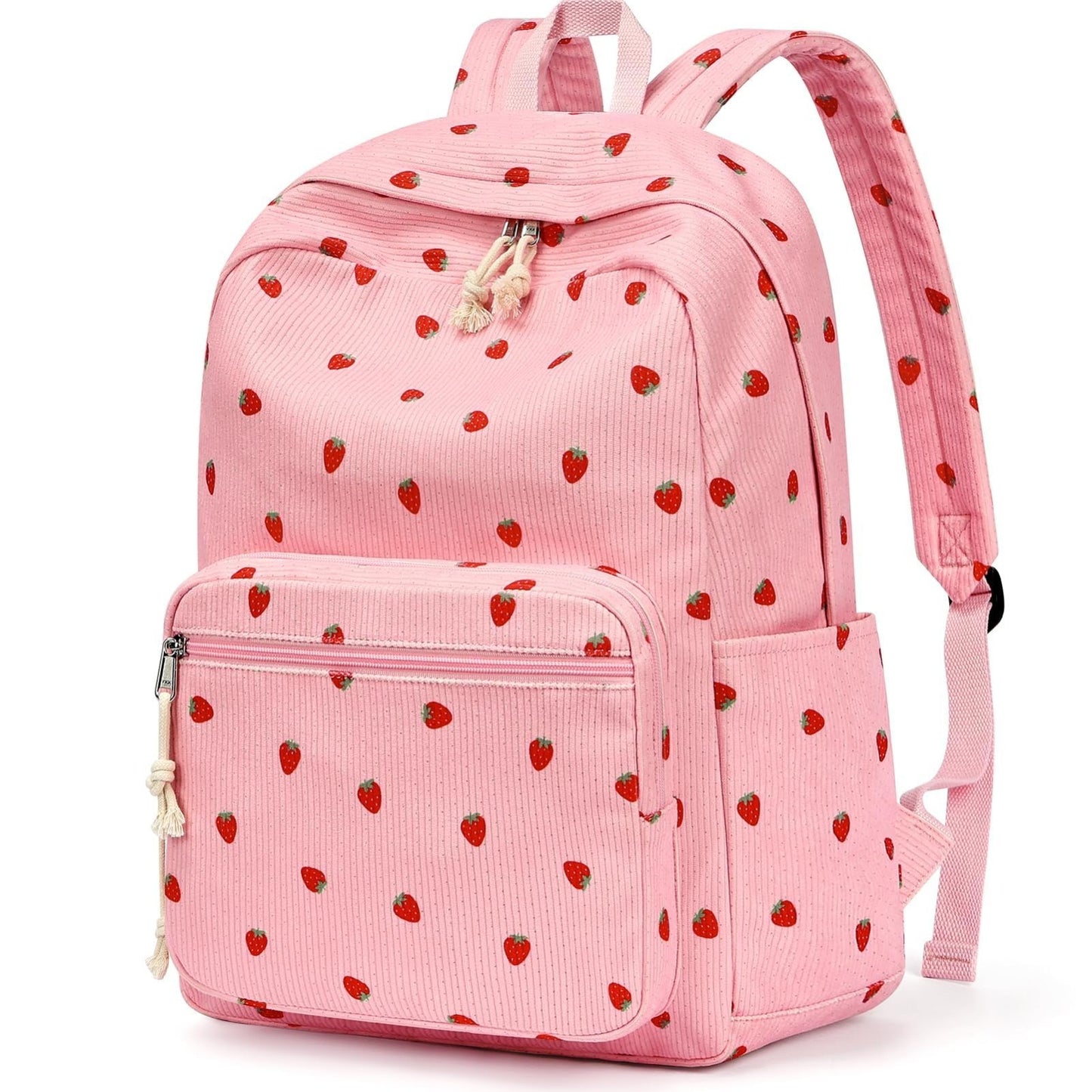 Stylish Preppy Corduroy Kids Backpack, School Bookbag for Girls, Cute & Durable7