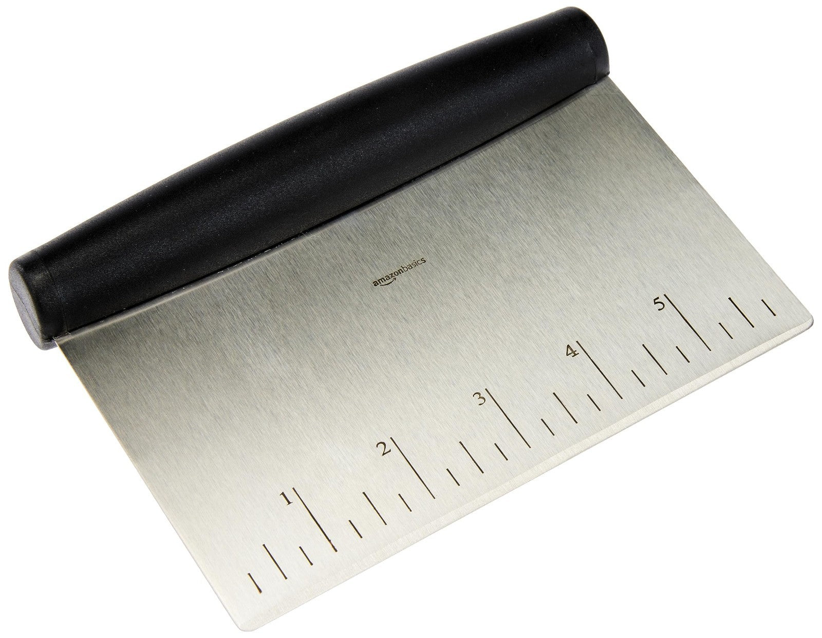Multi Purpose Bench Scraper   Stainless Steel Dough Cutter, 6" with Measurement1