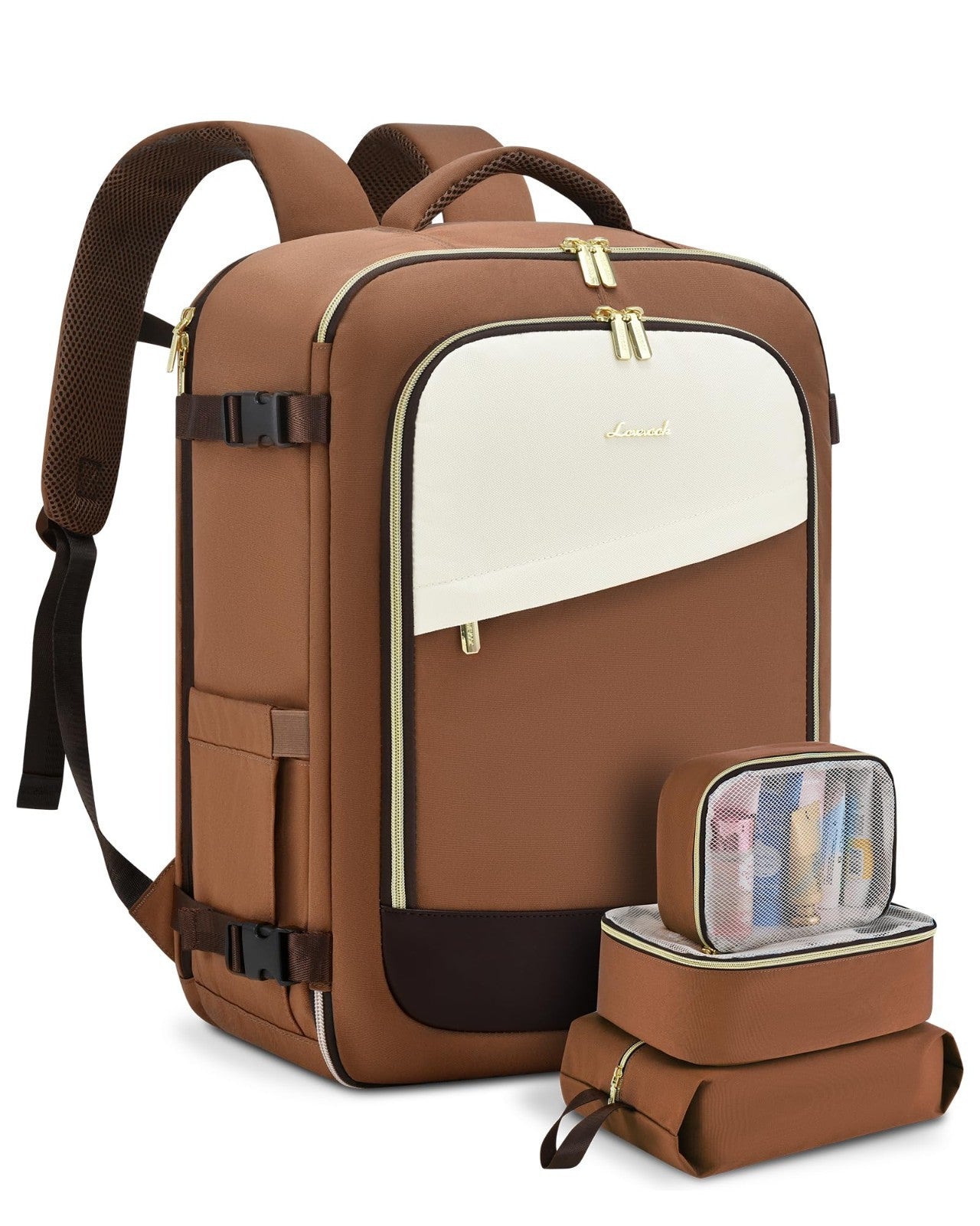 40L Travel Backpack for Women - TSA Approved Carry-On, Fits 17" Laptop, Waterpro1