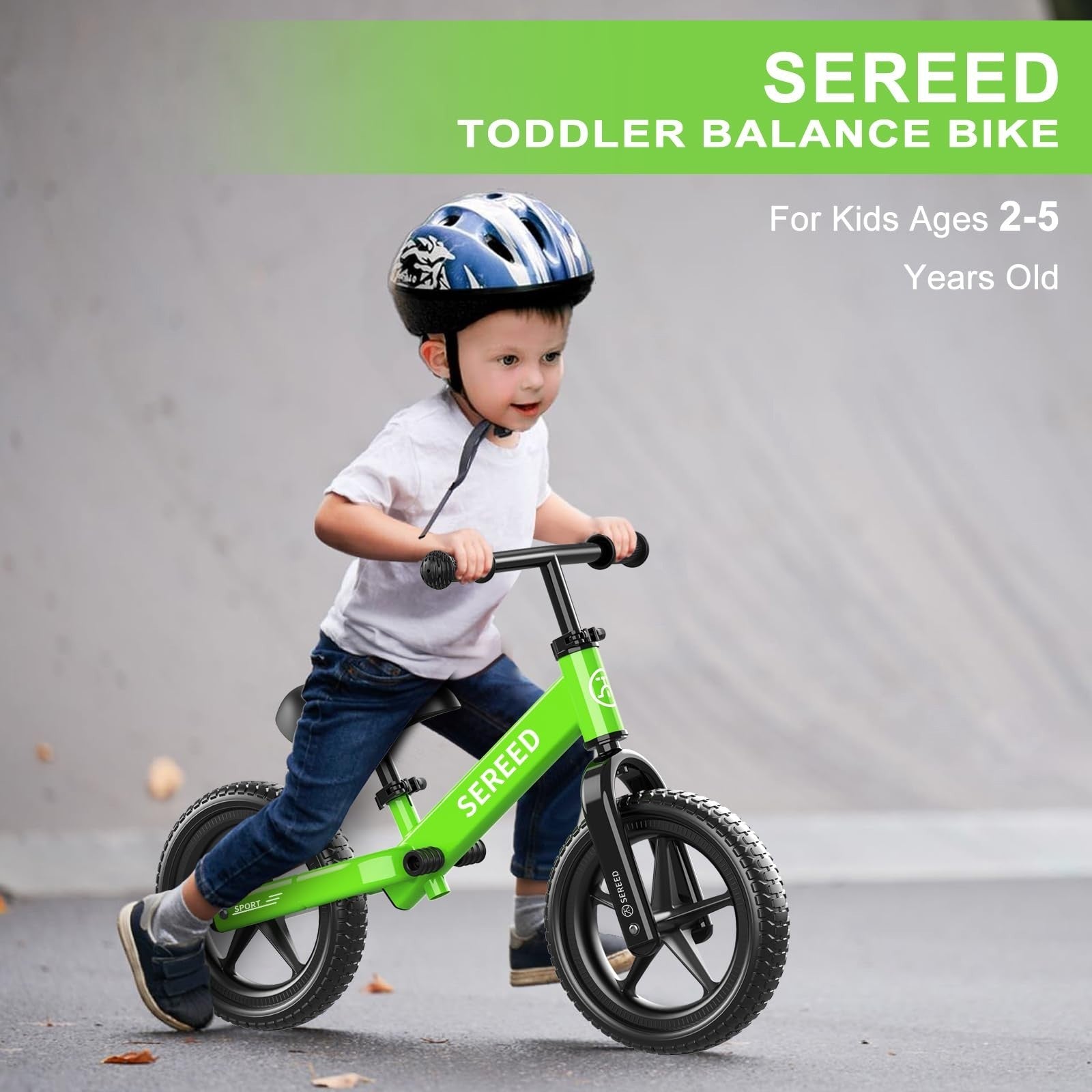 No Pedal Toddler Balance Bike for Ages 2 5, Adjustable, Custom Stickers, Gift Id4