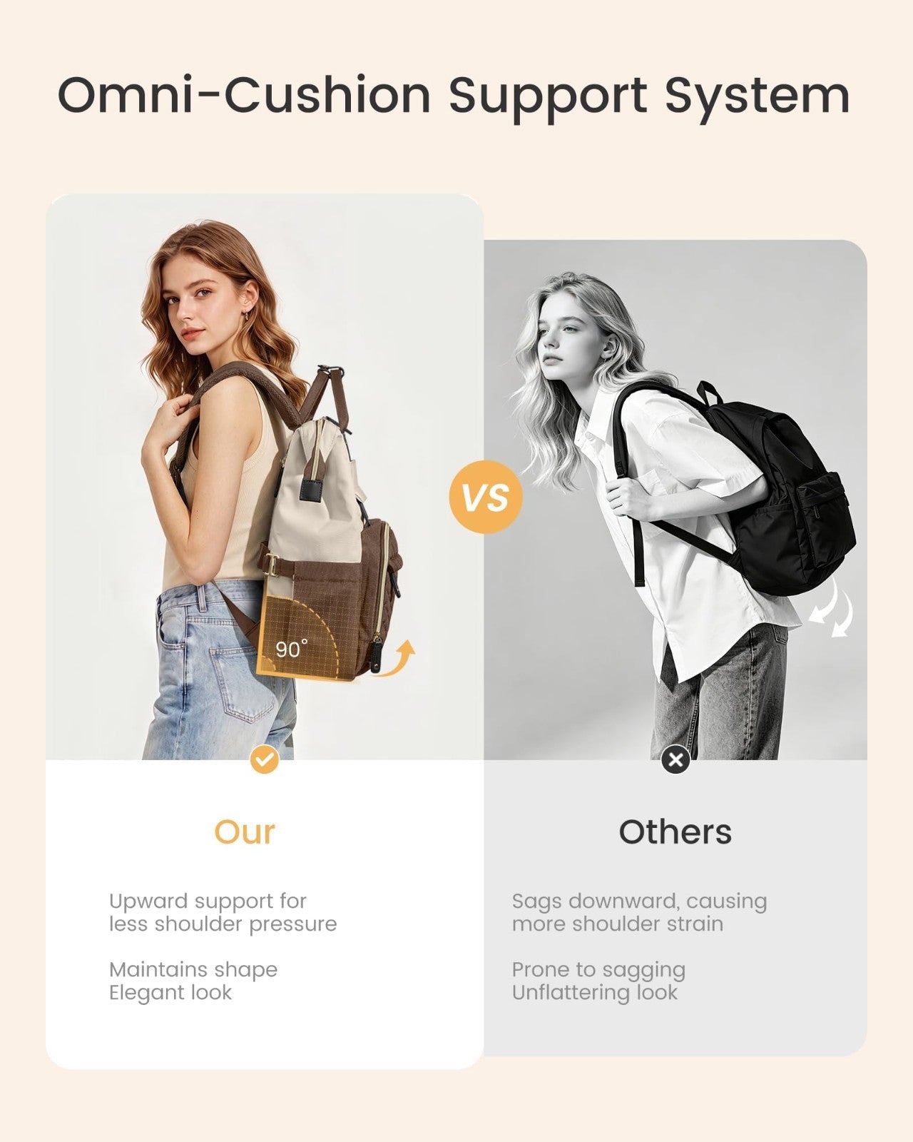 Quilted Laptop Backpack for Women   Stylish Work, Teacher, Nurse Purse Bag4