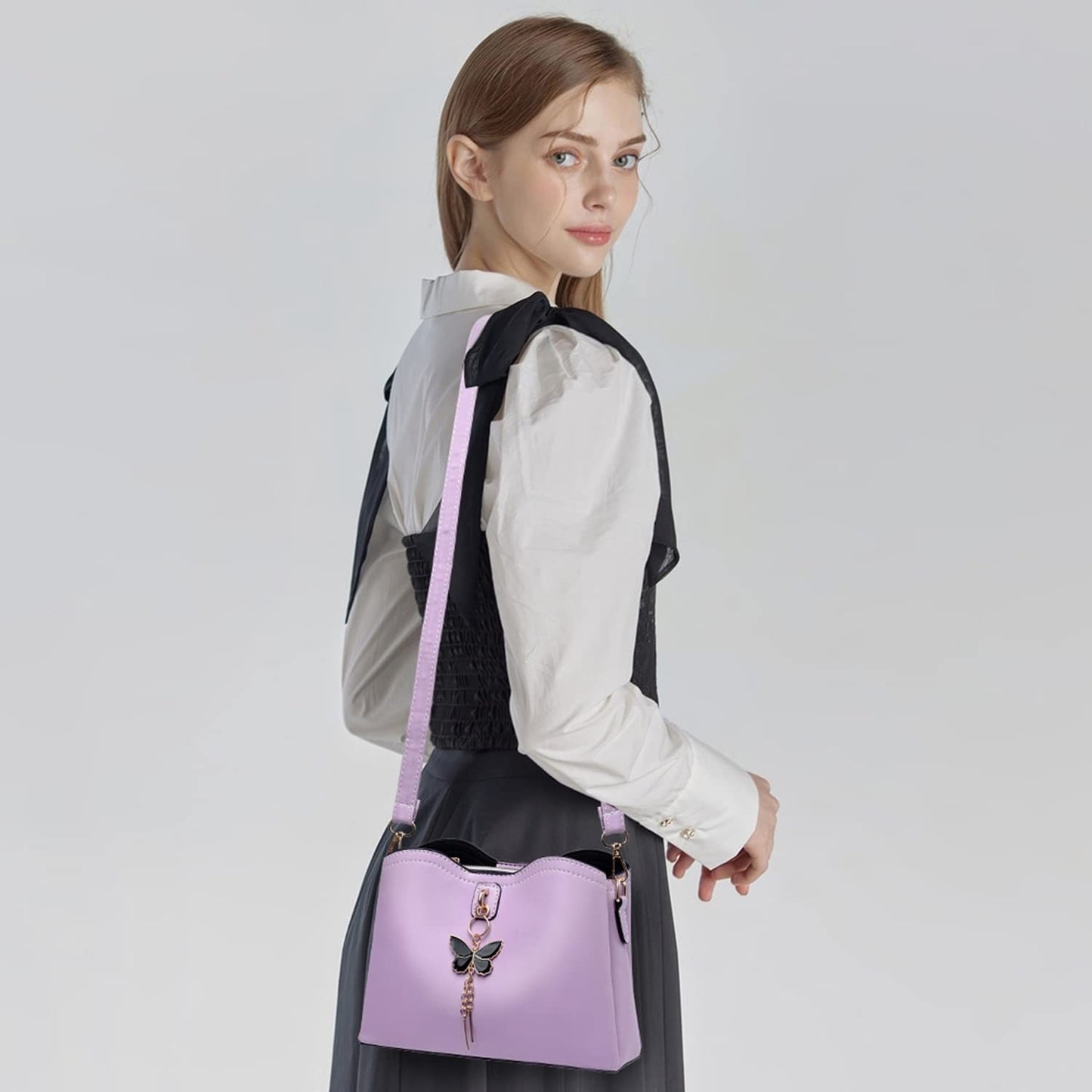 Stylish Lightweight Crossbody Bag for Women & Teens - Fashionable Handbag Purse2