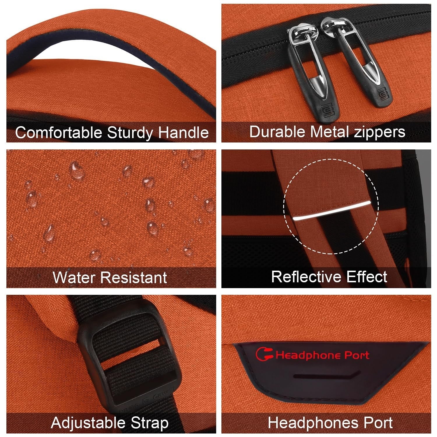 Slim Anti Theft Laptop Backpack for Business Travel & College   Waterproof Desig3