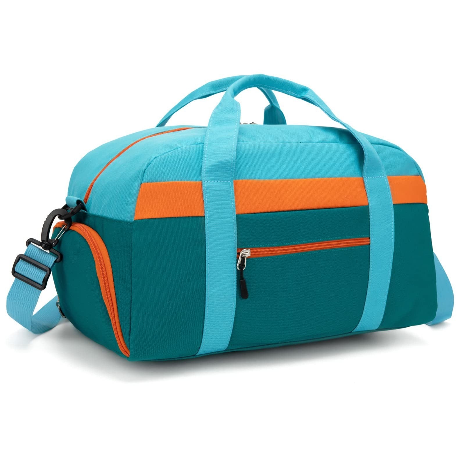 Kids 18" Duffle Bag - Blue Green, Perfect for Weekend Trips, Sports & Travel1