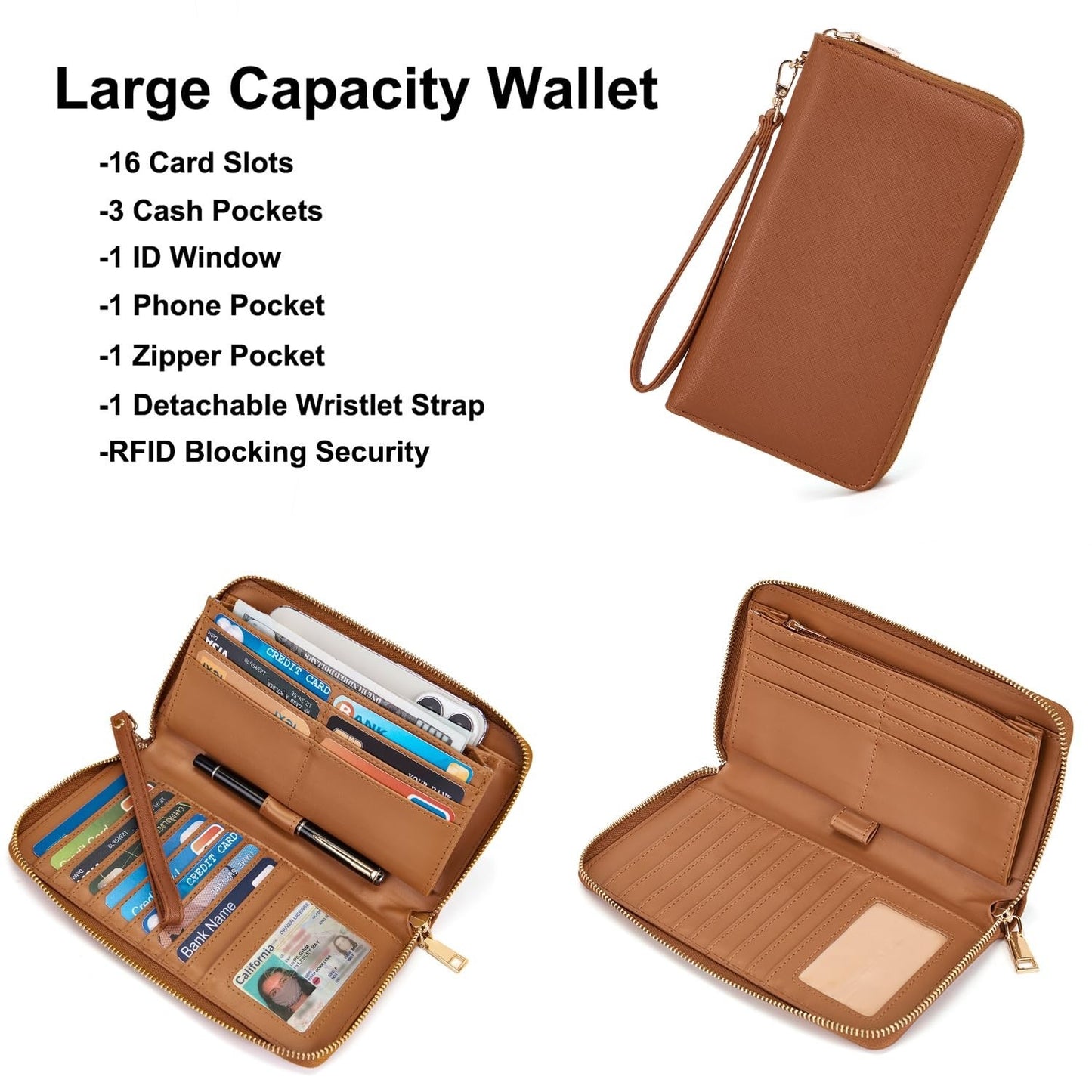 Stylish 3-Piece Women's Handbag Set - Shoulder Bag, Satchel & Wallet - Fashion P2