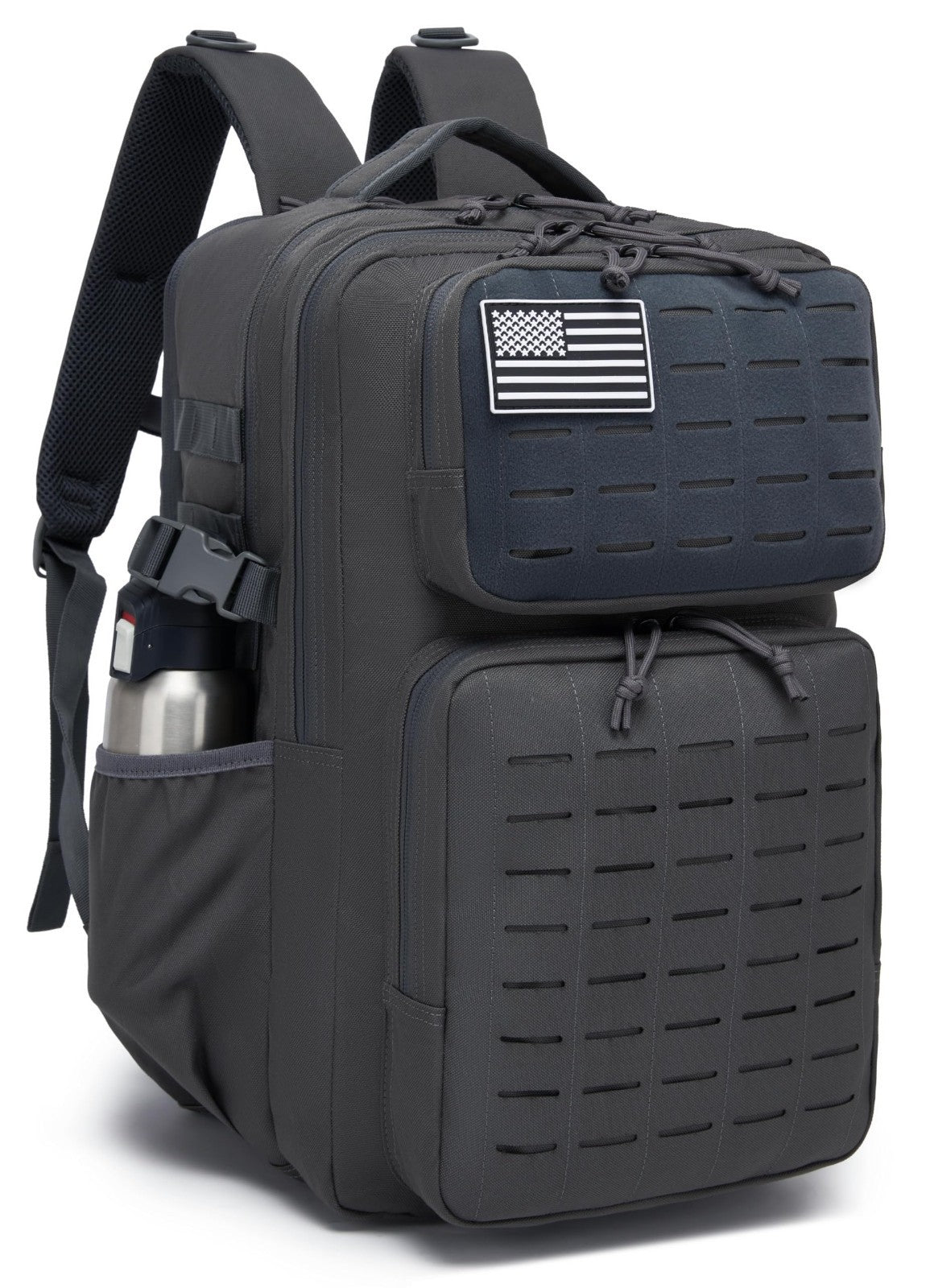 Waterproof Military Tactical Backpack 35L, MOLLE Daypack with Water Bottle Holde1