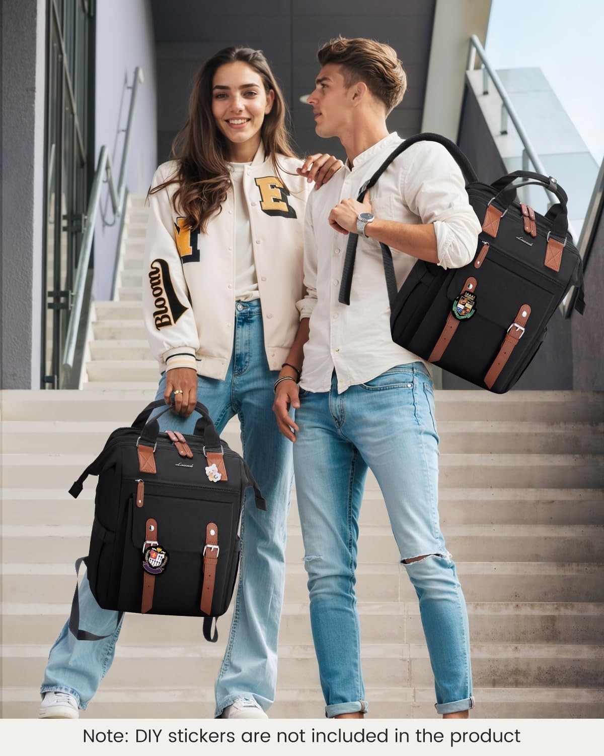 Stylish 17" Laptop Backpack for Women   Work, Travel, School, Casual Daypack2