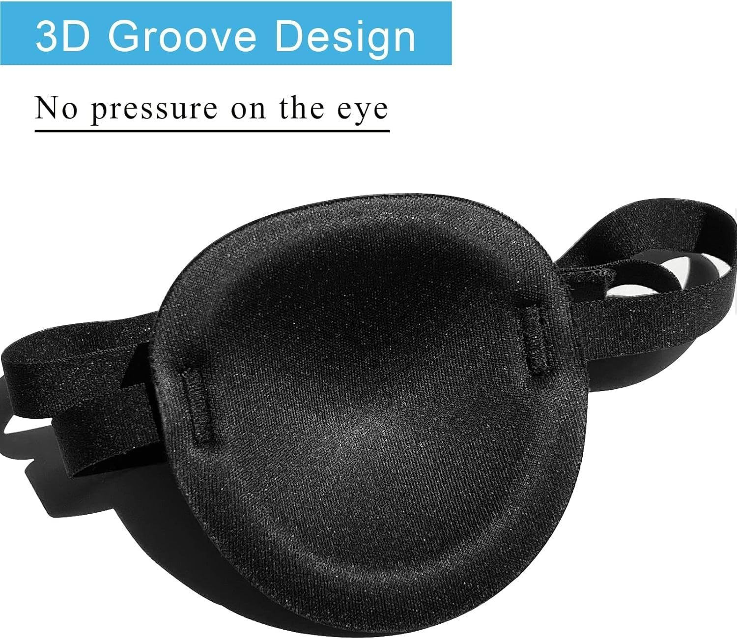 3D Adjustable Eye Patch - 2PCS Medical Eyepatch for Amblyopia, Lazy Eye, Adults2