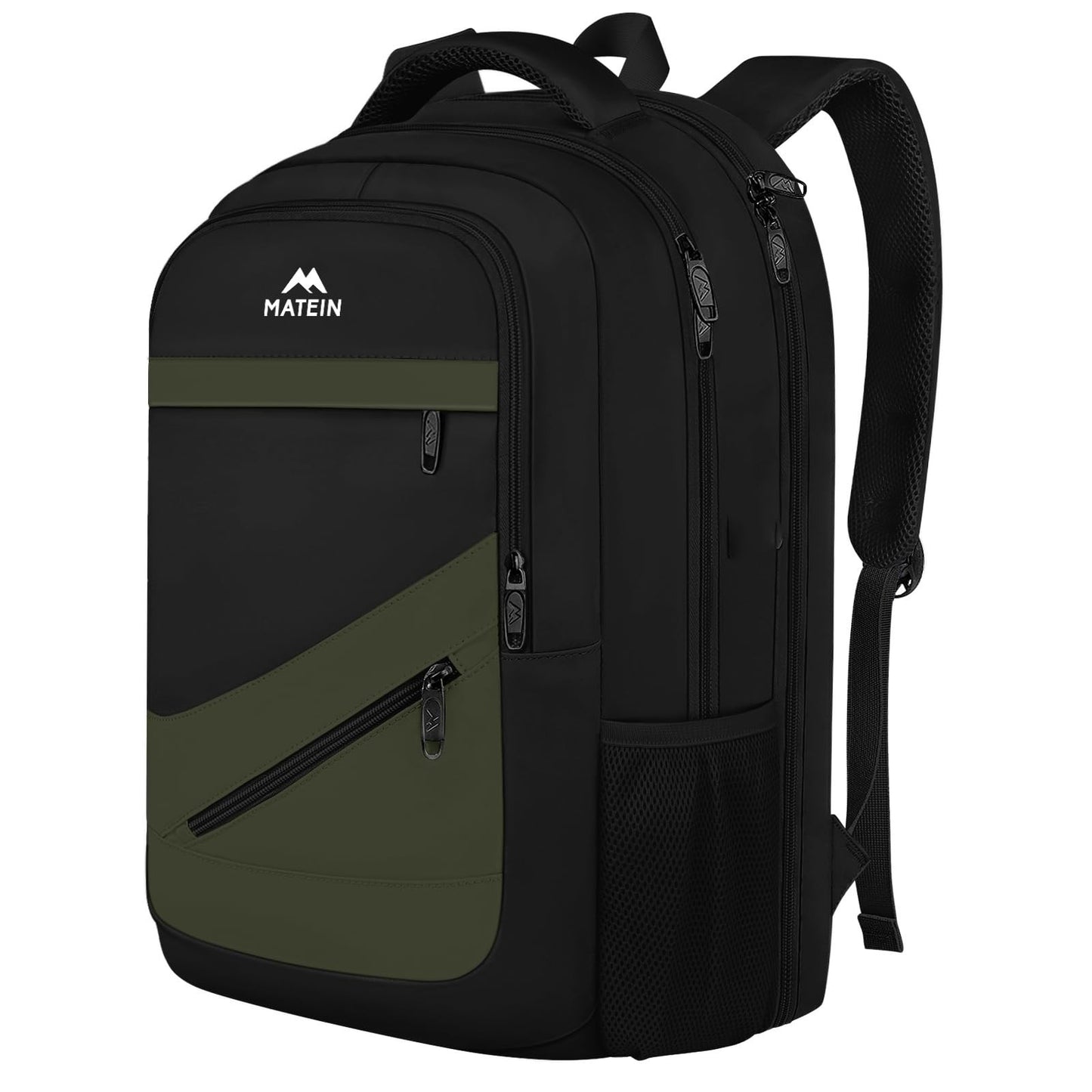 Airline Approved Laptop Backpack, Travel Work Bag with Multiple Pockets & USB Po1