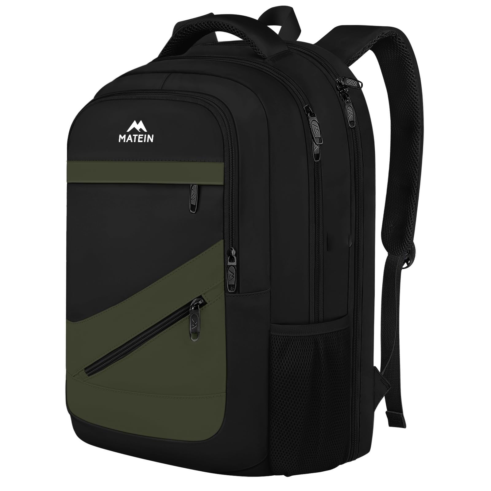 Airline Approved Laptop Backpack, Travel Work Bag with Multiple Pockets & USB Po1