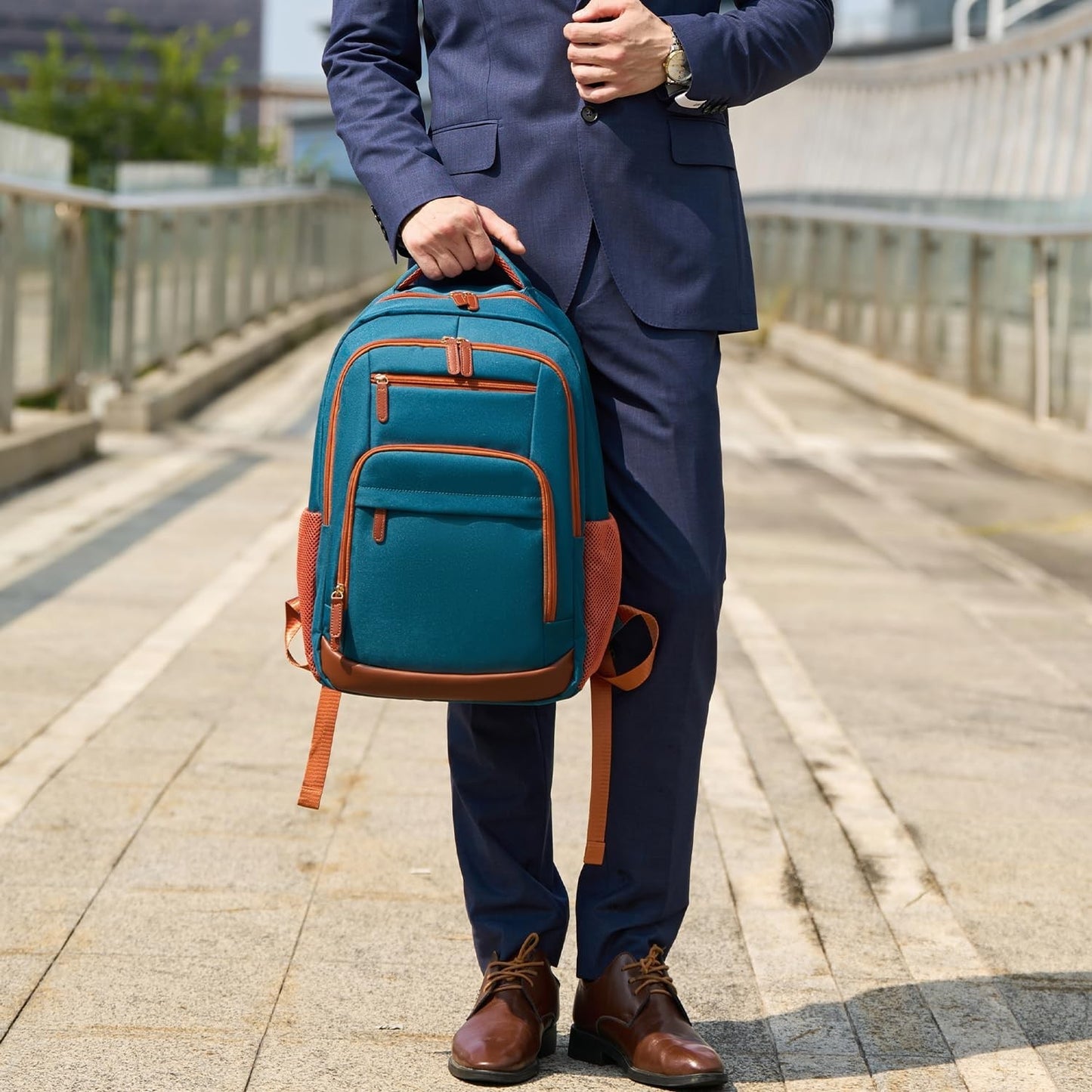 40L Travel Backpack for Men & Women, TSA Approved Carry-On, Fits 17" Laptop, Dar8