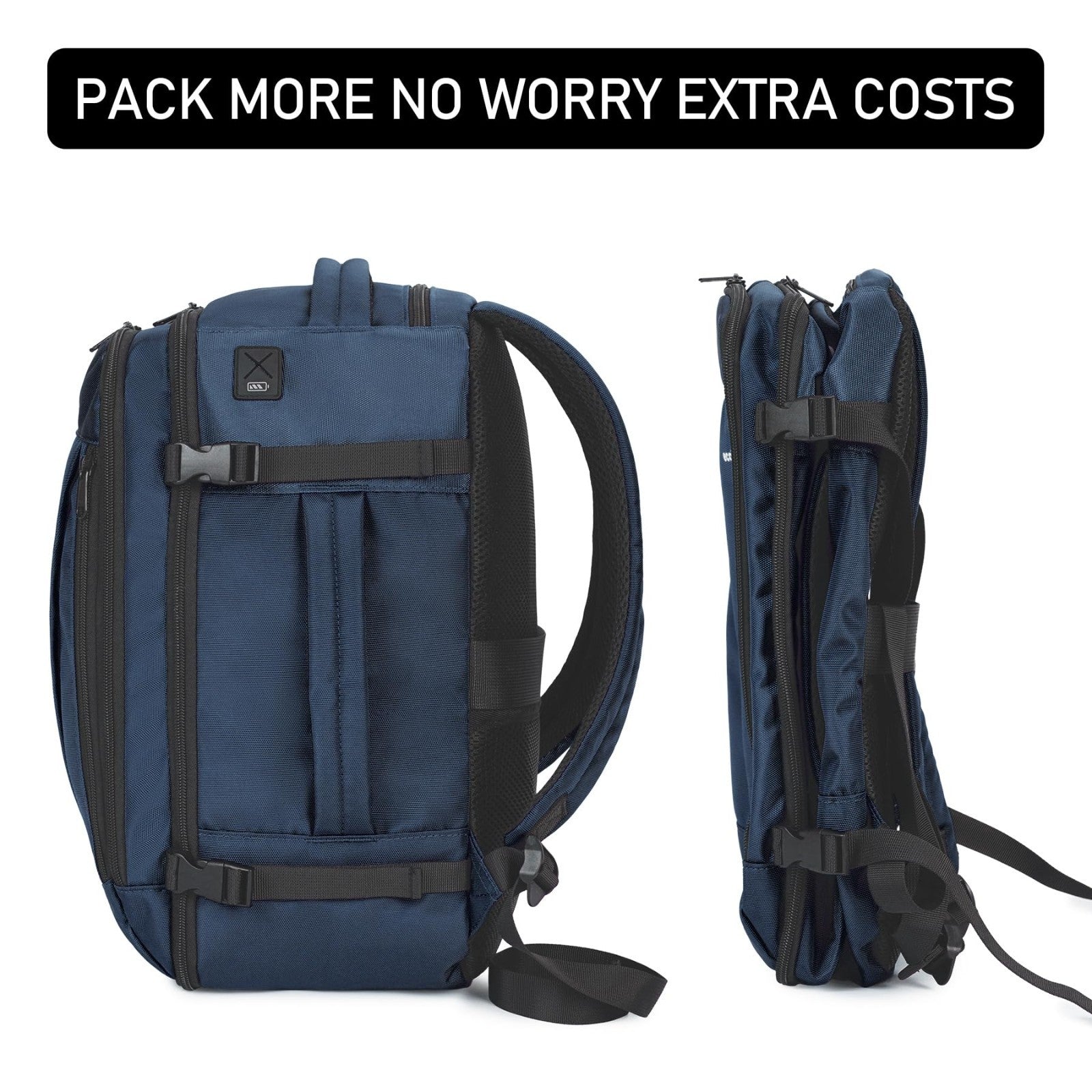 Large Waterproof Travel Backpack with Charging Port   Airline Approved Carry On6