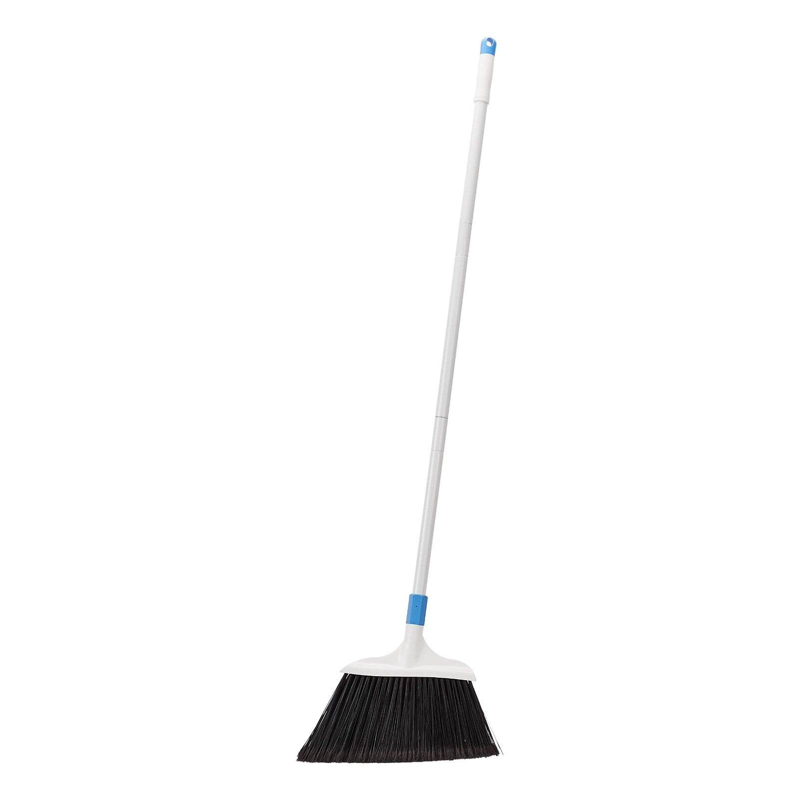 Heavy-Duty Floor Cleaning Broom, Stiff Bristles, 3-Piece Handle, Indoor/Outdoor1