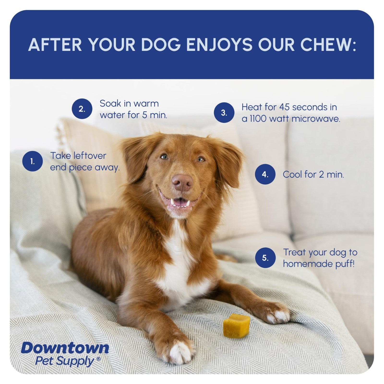 Natural Yak Chew Dog Treats - 2 lbs, Long-Lasting Chews from Nepal, Healthy Snac5