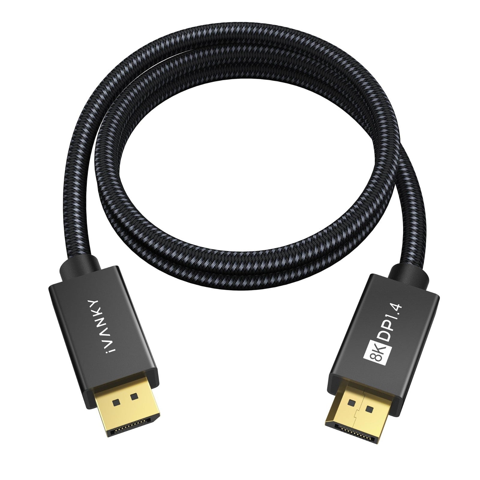 8K DisplayPort 1.4 Cable 3ft, High Speed DP to DP Cord, 32.4Gbps, 8K@60Hz, Gamin1
