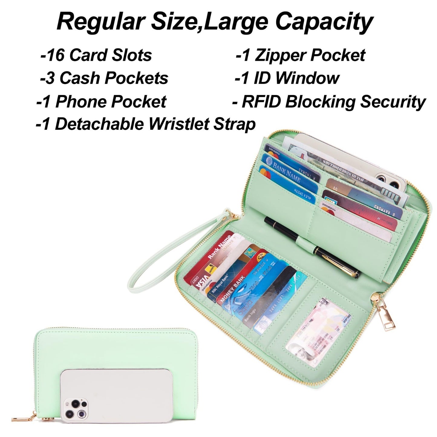 Stylish Women's Structured Satchel Tote Handbag Set with RFID Wallet - Fashion P4