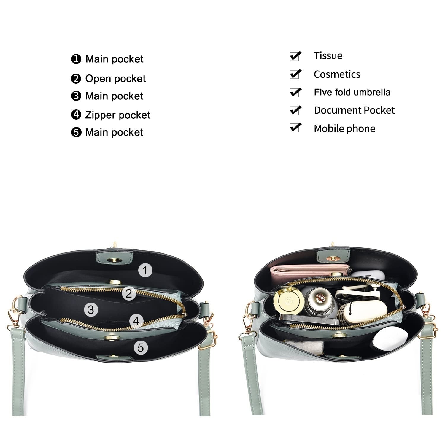 Stylish Lightweight Crossbody Bag for Women & Teens - Fashionable Handbag Purse4