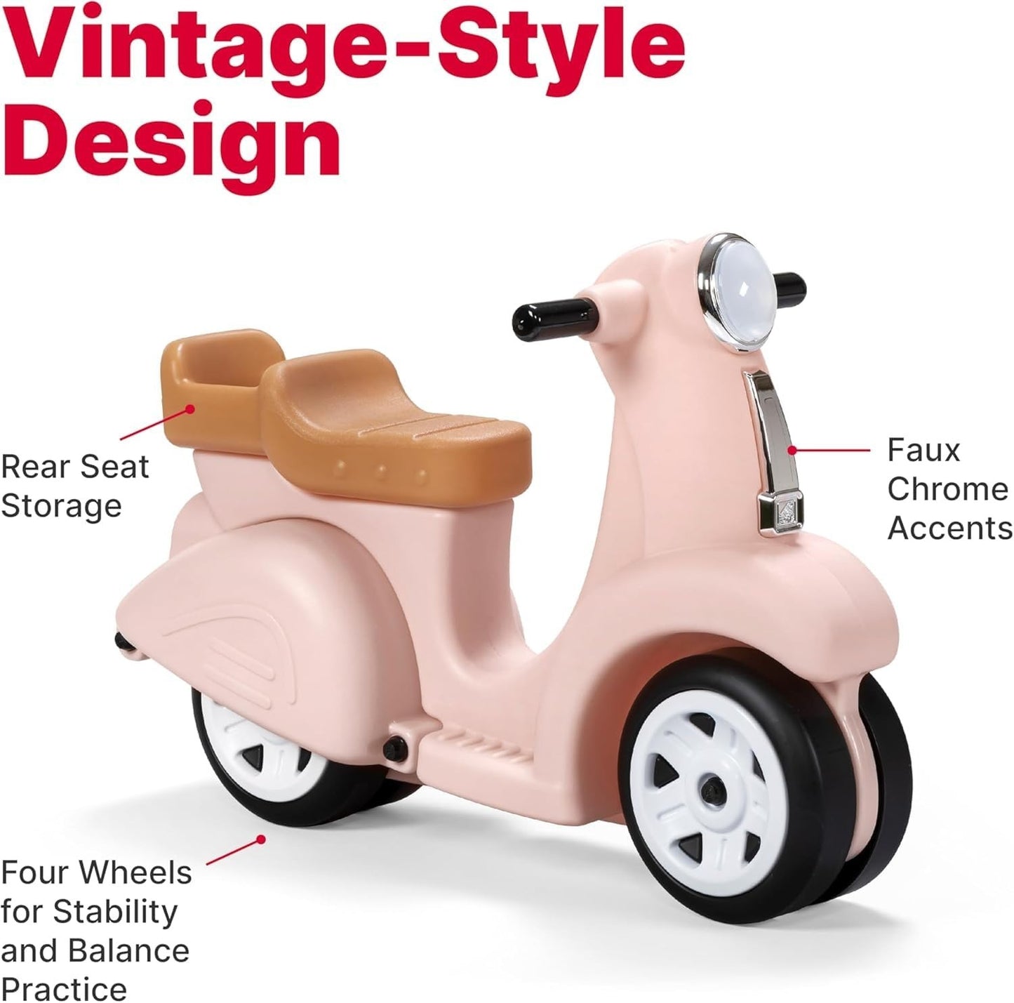 Kids Ride-On Scooter with Adjustable Handle, Lightweight & Safe for Outdoor Fun2