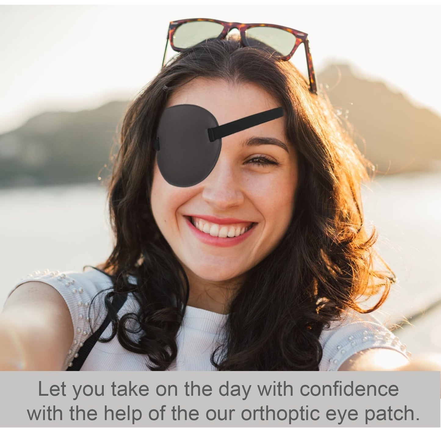 2PCS Adjustable Eye Patch for Adults & Kids, Soft Breathable Fabric, Vision Ther5
