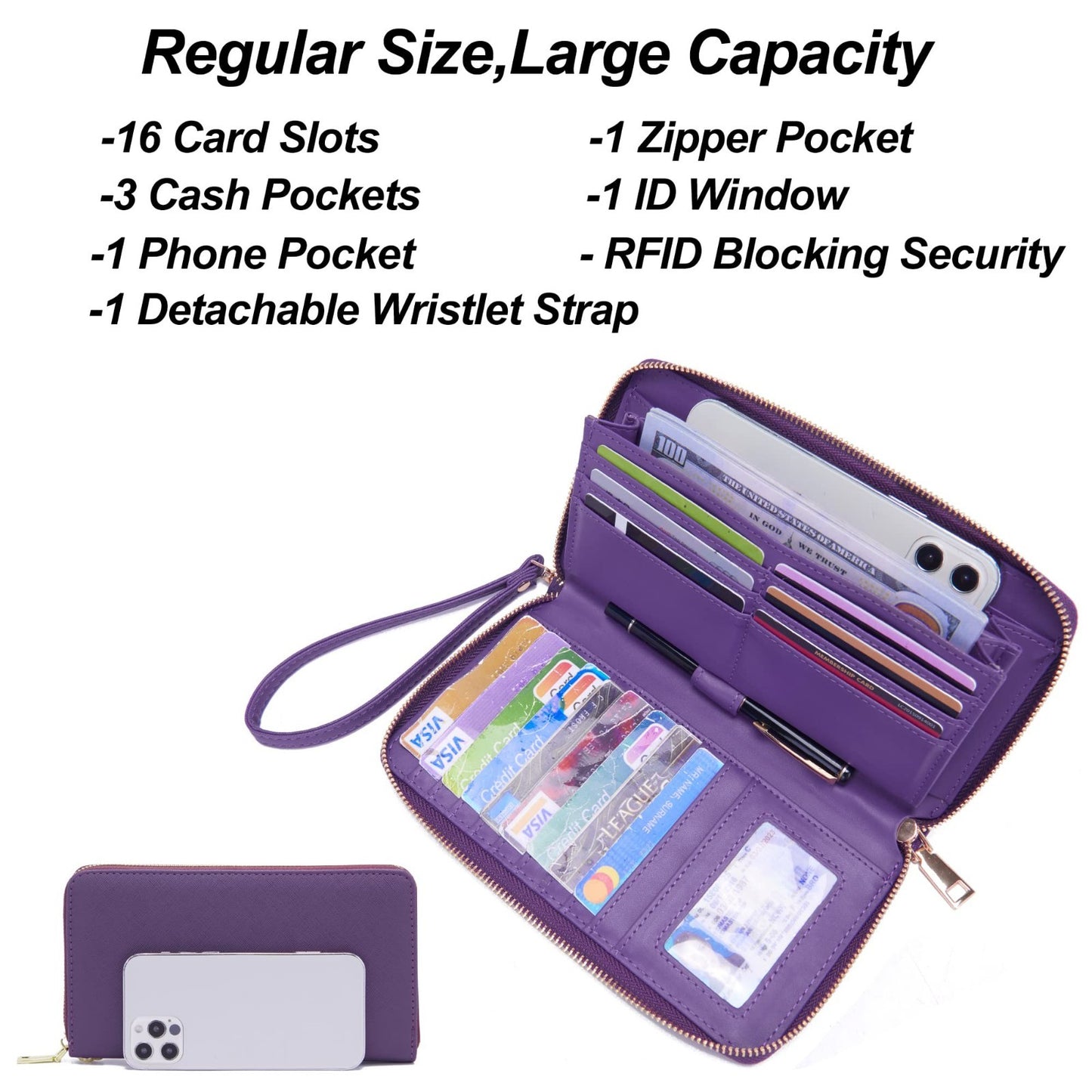 Stylish Women's Structured Satchel Tote Handbag Set with RFID Wallet - Fashion P5