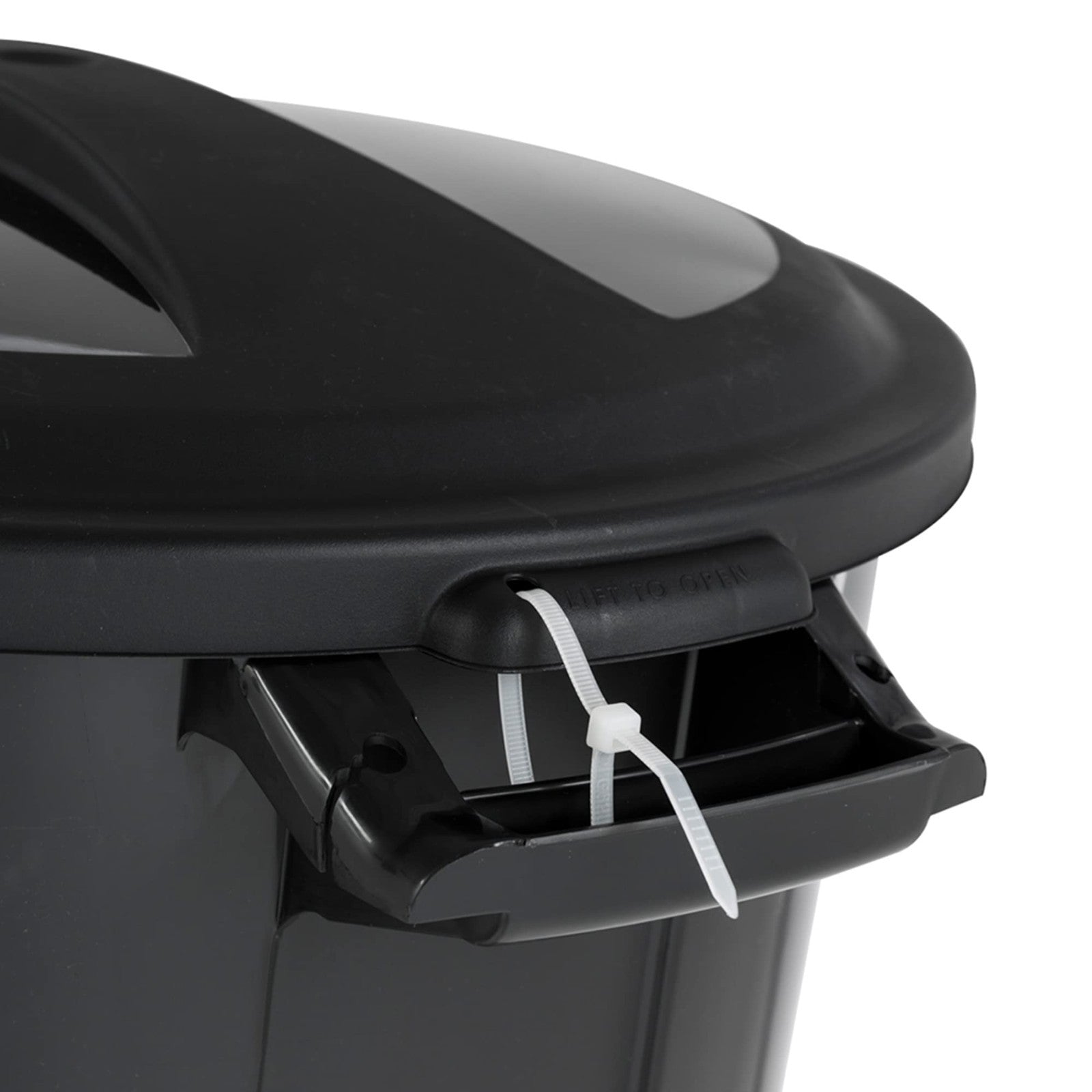 20 Gallon Round Trash Can, Black - Sturdy Waste Container with Handles, 2-Pack4
