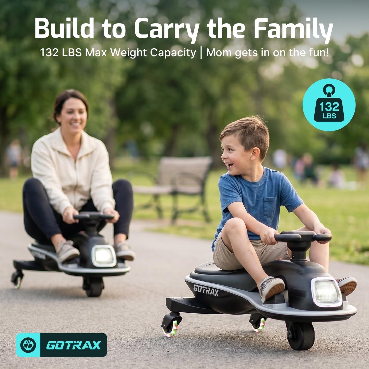 Electric Wiggle Car for Kids 3-8, 12V Battery, Bluetooth, 120 Min Ride Time6
