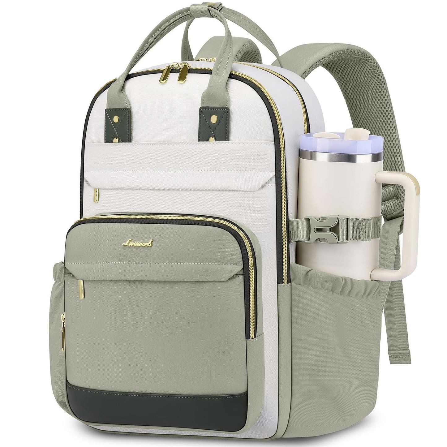 Stylish Women’s Laptop Backpack 15.6"   Waterproof, Anti Theft, Large Capacity,1