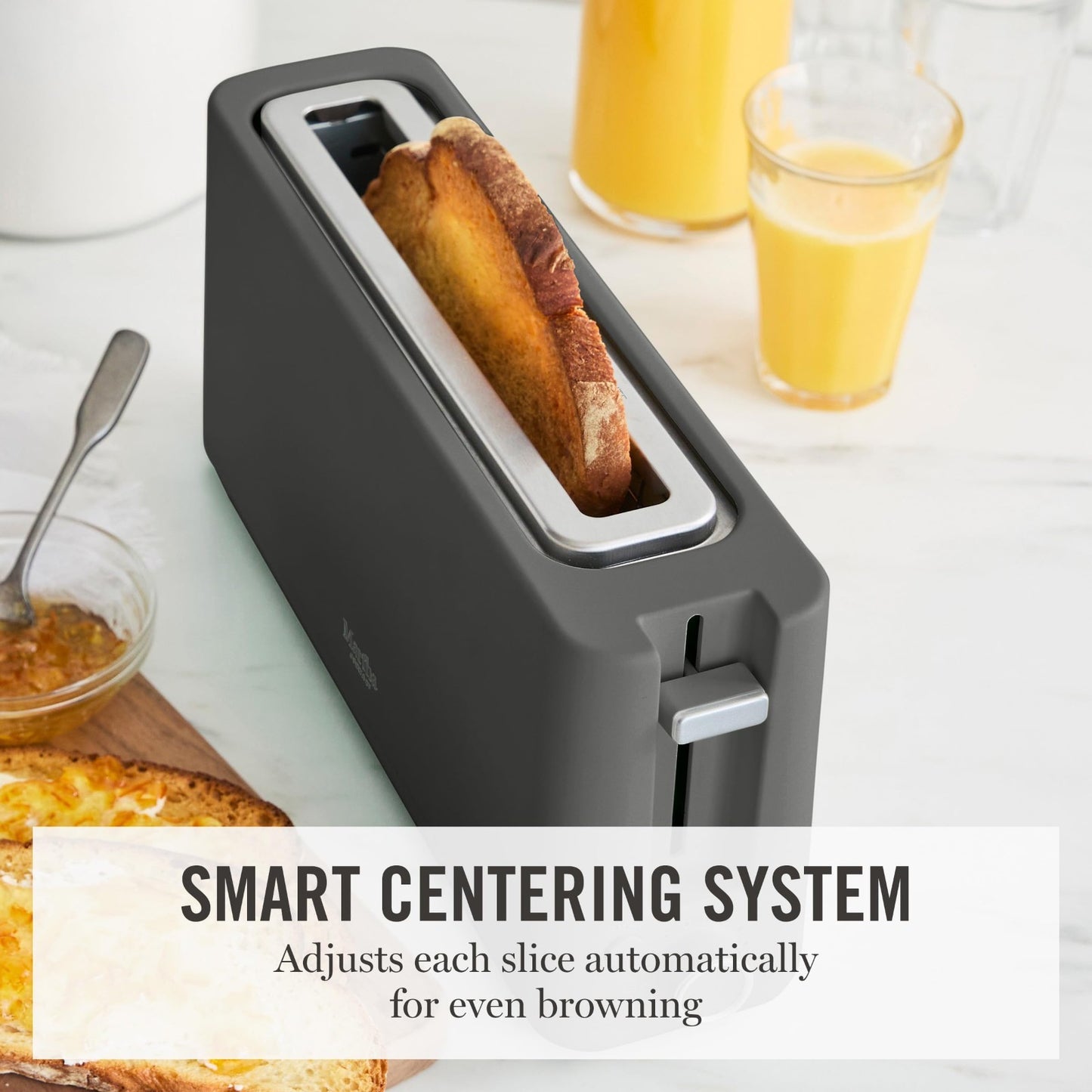 Extra Wide 2-Slice Long Slot Toaster for Sourdough & Bagels, 10 Shade Settings,8