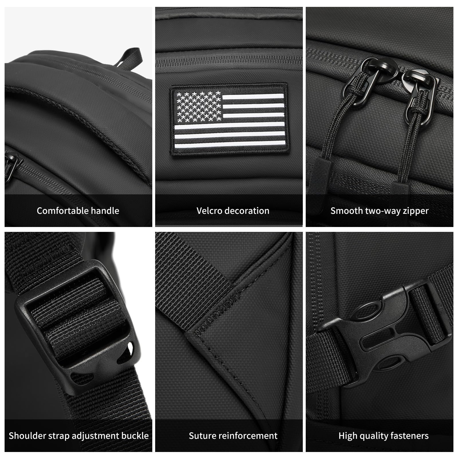 Tactical Military Backpack for Men   Small Black Assault Bag, Outdoor Gear4