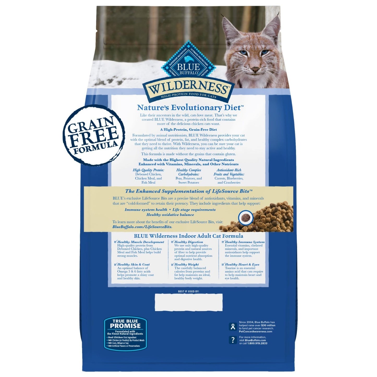 Grain Free Indoor Dry Cat Food with Chicken, 5 lb   High Protein, Natural Nutrit2