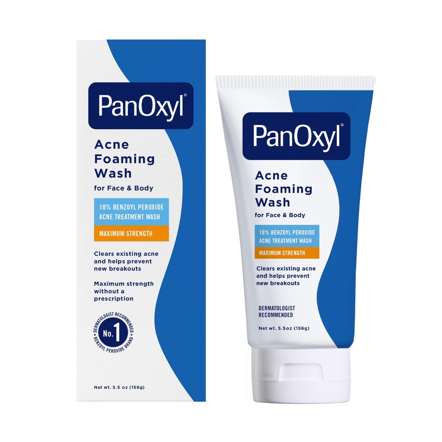 Maximum Strength Acne Foaming Wash 10% Benzoyl Peroxide, Daily Cleanser for Face1
