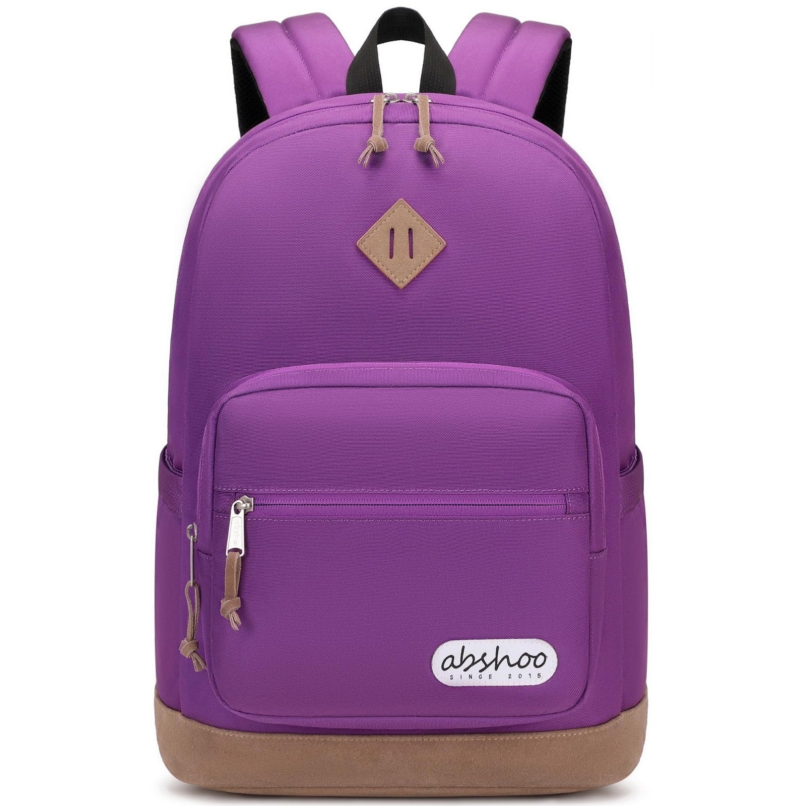 Classic School Backpack for Girls   Casual Daypack Bookbag for Teens (Purple)1