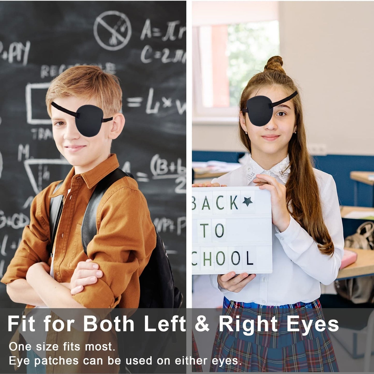 Adjustable Eye Patch Set for Adults & Kids | Soft Breathable Amblyopia Therapy3